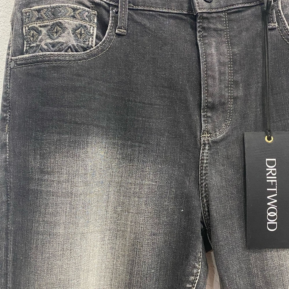 DRIFTWOOD Faded Black Ankle Jeans - Picture 5 of 6